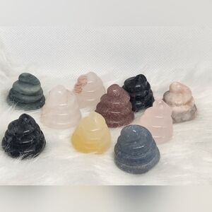 Mystery Crystal Poo Carving. Gemstone Poop Gag Gifts